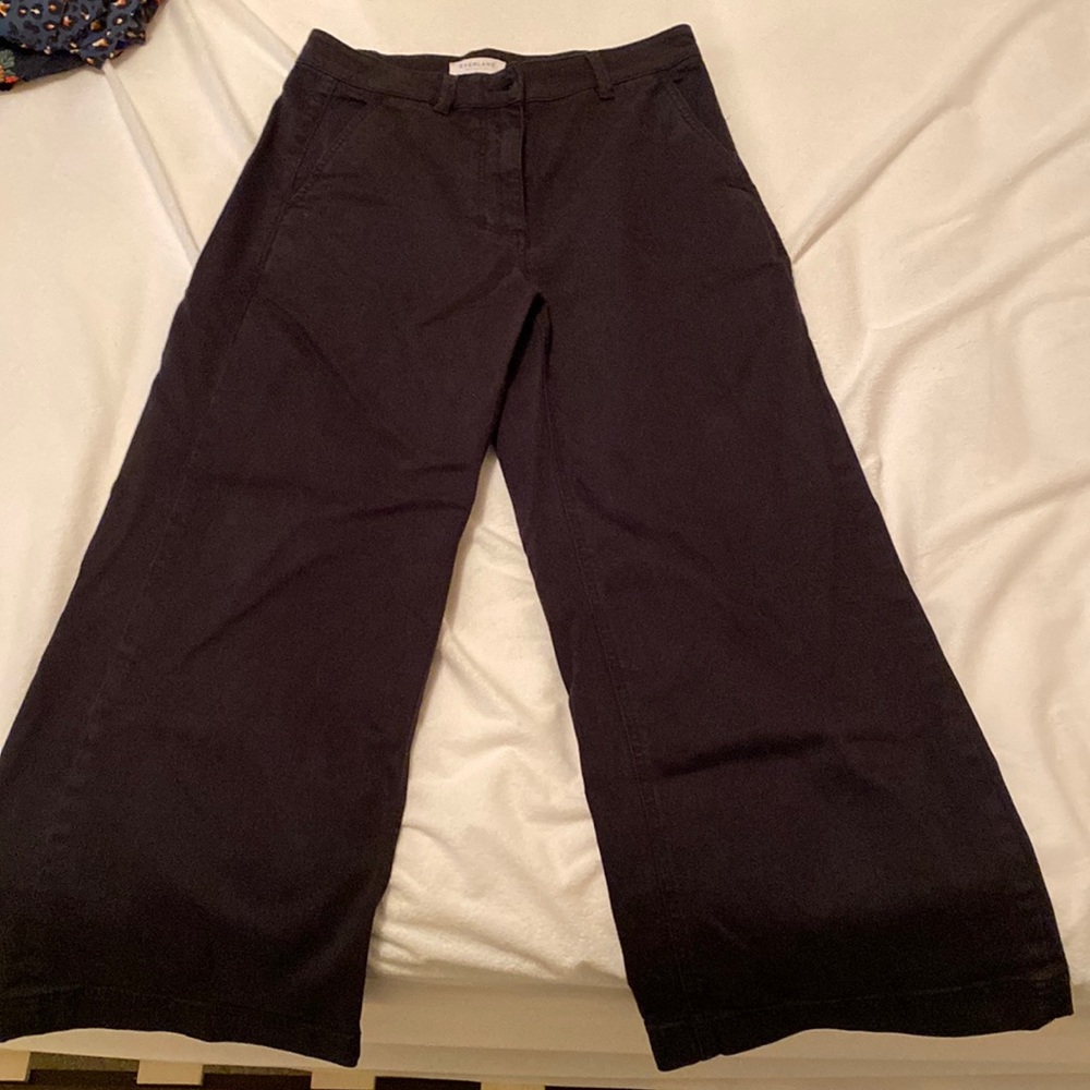 Everlane high rise wide leg pant